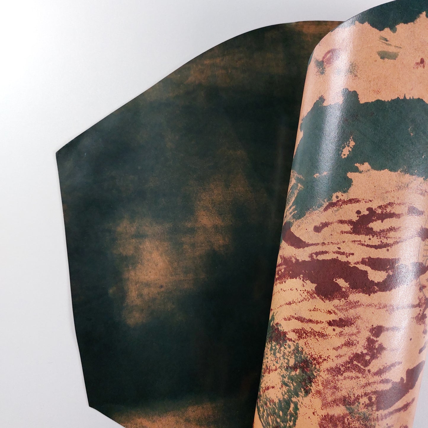 Shell Cordovan Rocado art. Marbled Zielony